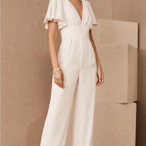 BHLDN Sachin & Babi Emmie Jumpsuit Ivory